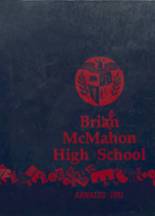 Brien McMahon High School 1991 yearbook cover photo