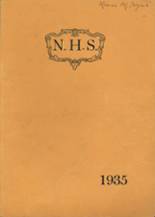Newtown High School 1935 yearbook cover photo