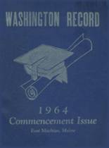 1964 Washington Academy Yearbook from East machias, Maine cover image