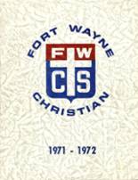 Ft. Wayne Christian High School 1972 yearbook cover photo