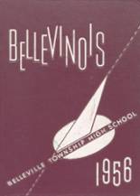 Belleville Township High School 1956 yearbook cover photo