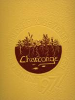 Chartiers-Houston Junior-Senior High School 1977 yearbook cover photo