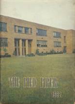 Hamlin High School 1962 yearbook cover photo