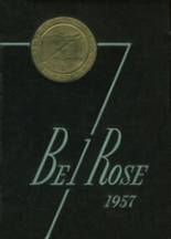 St. Rose High School 1957 yearbook cover photo