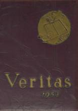 1953 St. Peter's Academy Yearbook from Saratoga springs, New York cover image