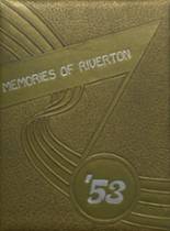 Riverton High School 1953 yearbook cover photo