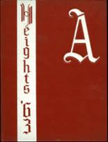 Arlington High School 1963 yearbook cover photo