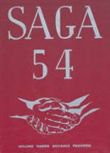 1954 East Chain High School Yearbook from Blue earth, Minnesota cover image