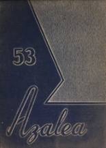 Analy High School 1953 yearbook cover photo