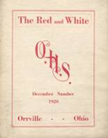 Orrville High School 1920 yearbook cover photo
