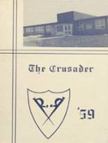 Central Wisconsin Christian High School 1959 yearbook cover photo