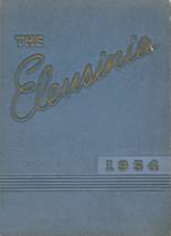 Minersville Area High School 1954 yearbook cover photo