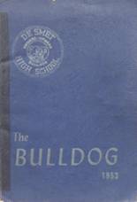 De Smet High School 1953 yearbook cover photo