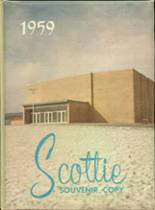 Scottdale High School 1959 yearbook cover photo