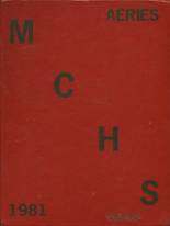 Mitchell County High School 1981 yearbook cover photo