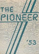 Western Mennonite High School 1953 yearbook cover photo