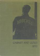 Abbeville High School 1970 yearbook cover photo