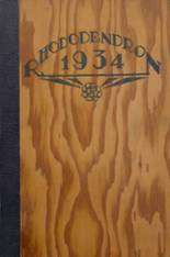 Anacortes High School 1934 yearbook cover photo