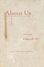 Dowagiac Union High School 1901 yearbook cover photo