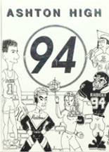 Ashton High School 1994 yearbook cover photo