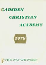Gadsden Christian Academy 1978 yearbook cover photo