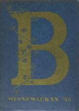 Baraboo High School 1955 yearbook cover photo