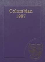 Columbia High School 1987 yearbook cover photo