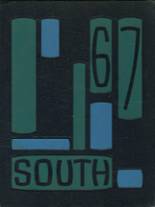 South High School 1967 yearbook cover photo