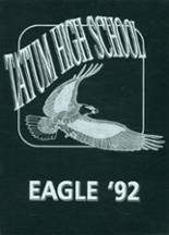 Tatum High School 1992 yearbook cover photo