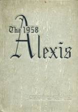 Alexis I. DuPont High School 1958 yearbook cover photo
