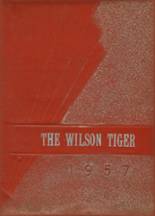 Wilson High School 1957 yearbook cover photo