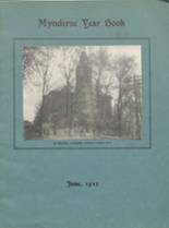 Mynderse Academy 1912 yearbook cover photo