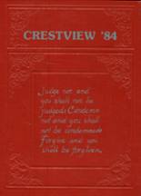 Crestview High School 1984 yearbook cover photo