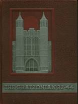 Gratz High School 1944 yearbook cover photo