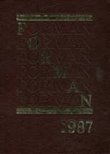 Forman School  1987 yearbook cover photo