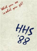 Heritage High School 1988 yearbook cover photo