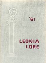 Leonia High School 1961 yearbook cover photo