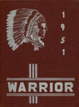 Saratoga High School 1951 yearbook cover photo