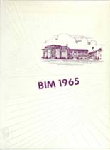 Bement High School 1965 yearbook cover photo