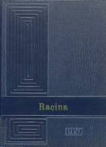 Racine High School 1957 yearbook cover photo