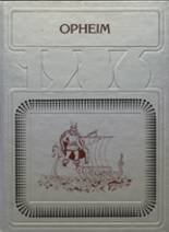 1986 Opheim High School Yearbook from Opheim, Montana cover image