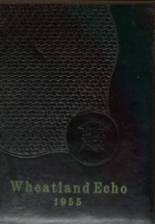1955 Wheatland High School Yearbook from Whitewater, Indiana cover image
