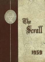 St. Stephen's & St. Agnes School (Upper School) 1959 yearbook cover photo