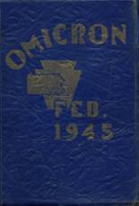 Oliver High School 1945 yearbook cover photo