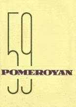 Pomeroy High School 1959 yearbook cover photo