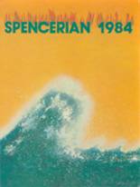 Spencer High School 1984 yearbook cover photo