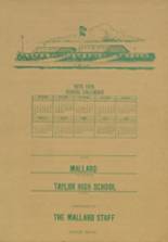 Taylor High School 1974 yearbook cover photo