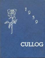 Cullom High School 1959 yearbook cover photo