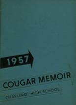 Charleroi High School 1957 yearbook cover photo