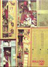 Auburn High School 1987 yearbook cover photo